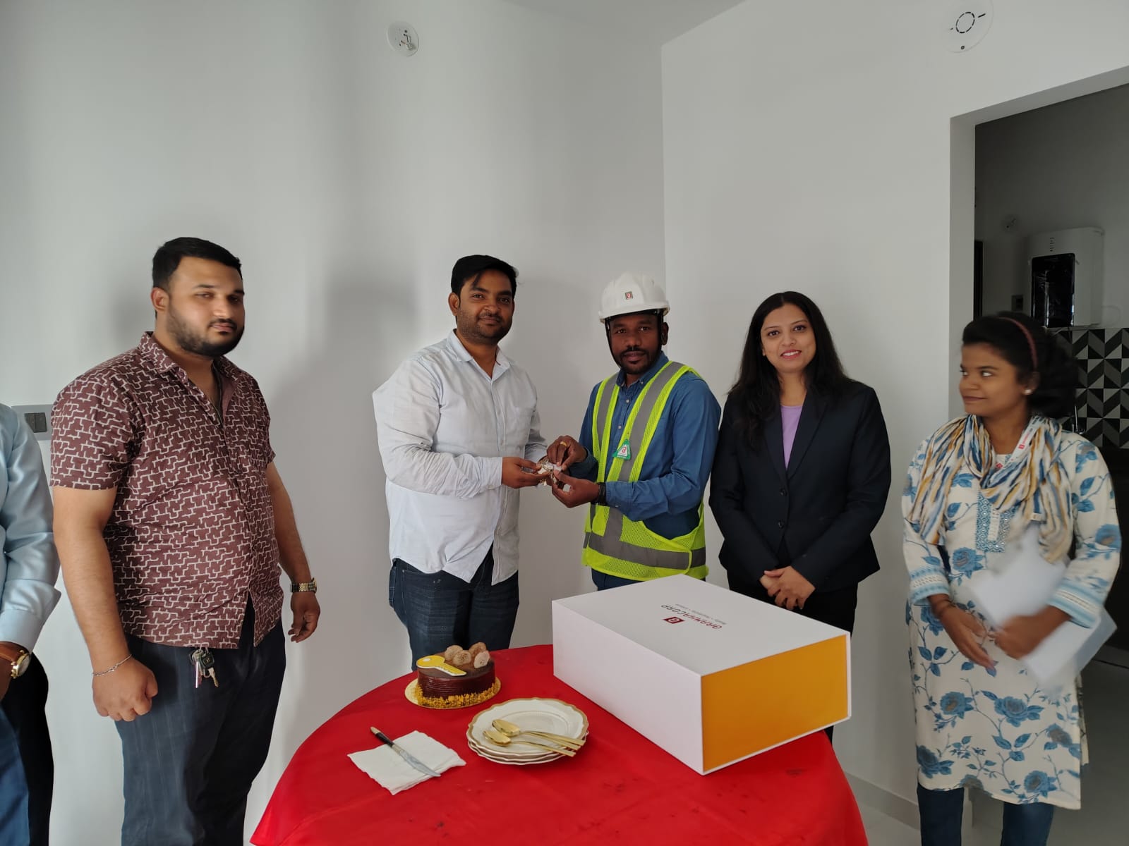 Site Possession Celebration